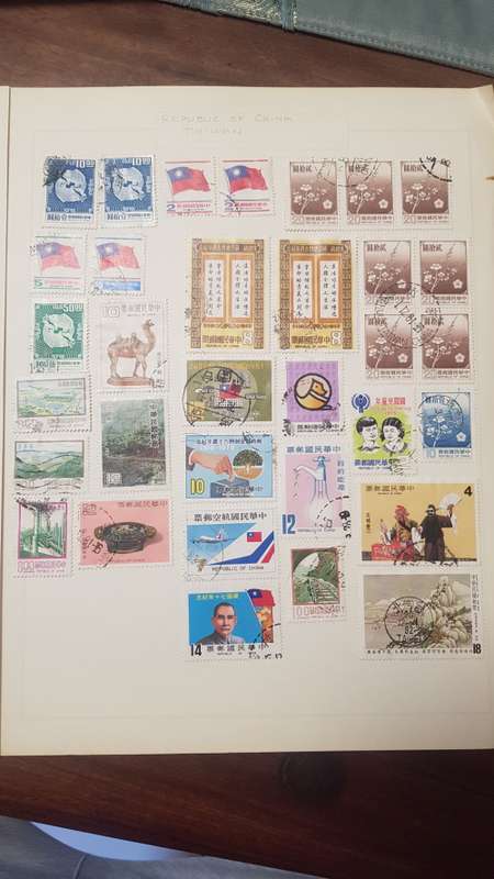 CHINESE STAMPS PAGES FROM 1949 ISSUED 3 PAGES