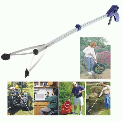 Foldable Gripper Pick Up Grabber Reacher Kitchen Litter Picker Help Hand Tool