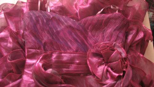 Purple Formal Layered Frilly Dress
