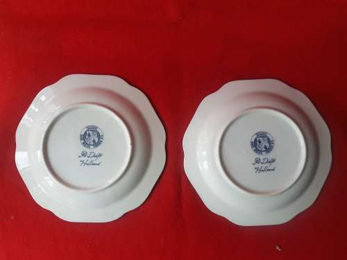 2× Delft  - Oude Molen Fabriek B.V. - display plates