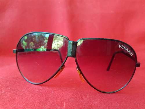 vintage Ferrari Aviator folding sunglasses