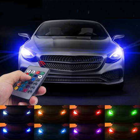Colour changing headlamp H4