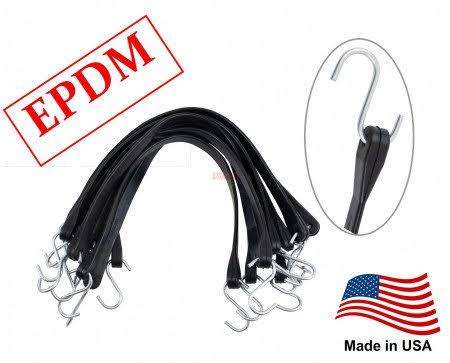 EPDM rubber tarp straps