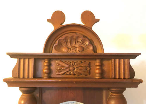 ANTIQUE BLESSING WALL CLOCK 30 DAYS WINDING