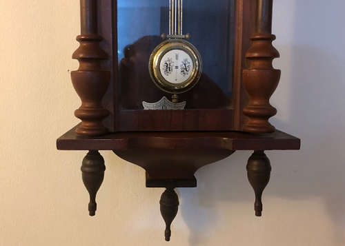ANTIQUE BLESSING WALL CLOCK 30 DAYS WINDING