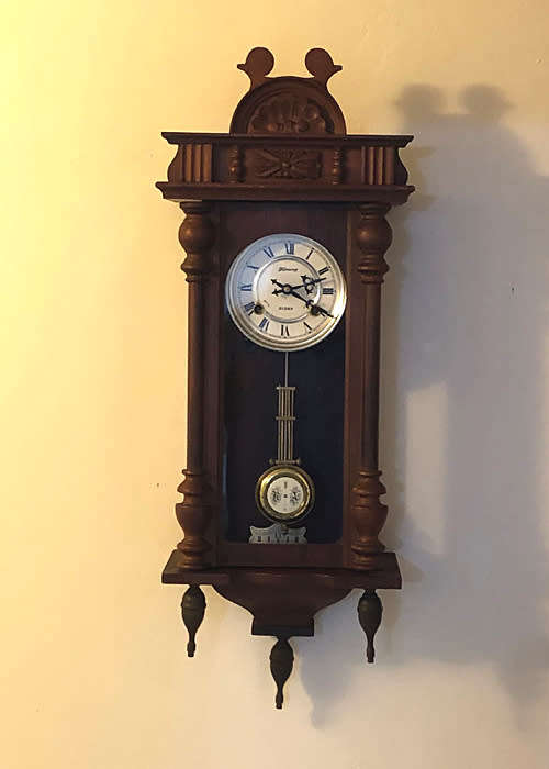 ANTIQUE BLESSING WALL CLOCK 30 DAYS WINDING