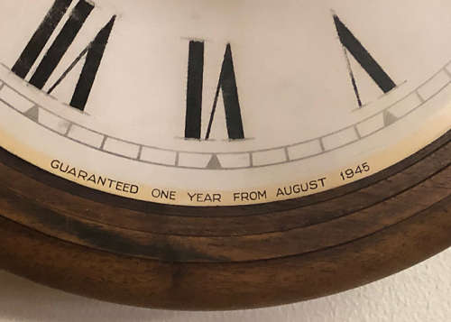 ANTIQUE SMITHS STATION CLOCK ASTRAL 1946