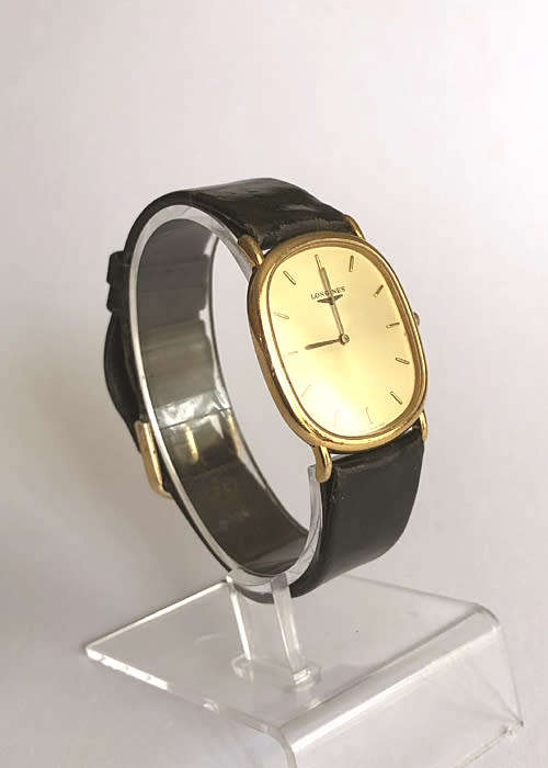 LONGINES VINTAGE MEN QUARTZ WATCH LES GRANDS CLASSIQUES, WATERPROOF
