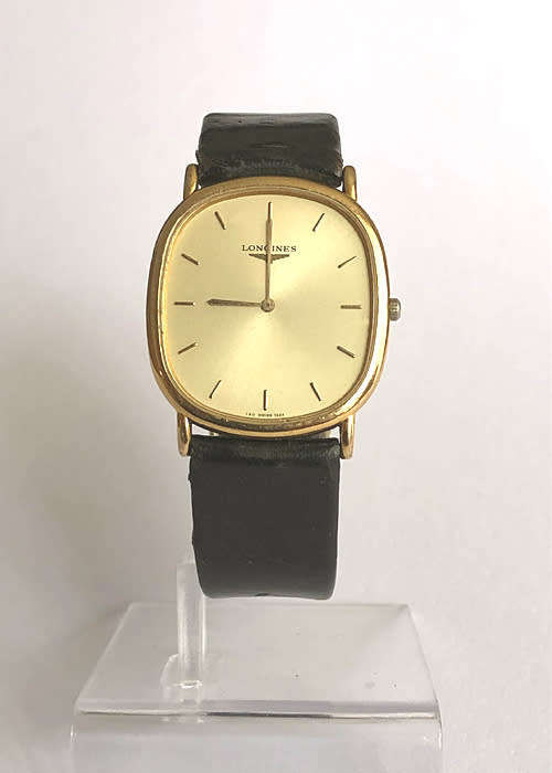 LONGINES VINTAGE MEN QUARTZ WATCH LES GRANDS CLASSIQUES, WATERPROOF