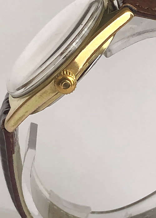 VINTAGE OMEGA GENEVE MEN'S WATCH, MANUAL WINDING, GOLD PLATED CASE CAL. 601