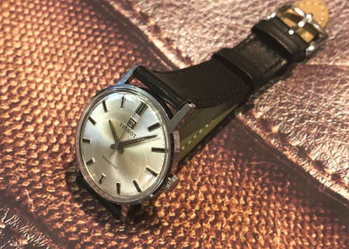 VINTAGE TISSOT SEASTAR MEN'S WATCH MANUAL WINDING, SOLID CASE BACK CIRCA 1960