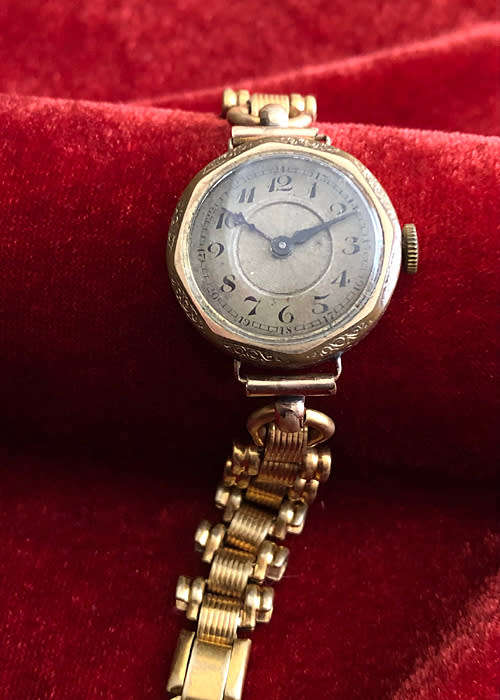 ANTIQUE LADIES WATCH CIRCA 1900, MANUAL WINDING, WORKING