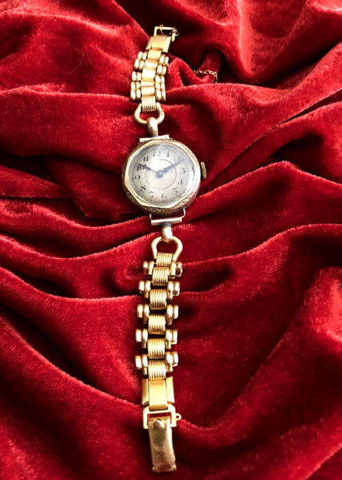 ANTIQUE LADIES WATCH CIRCA 1900, MANUAL WINDING, WORKING