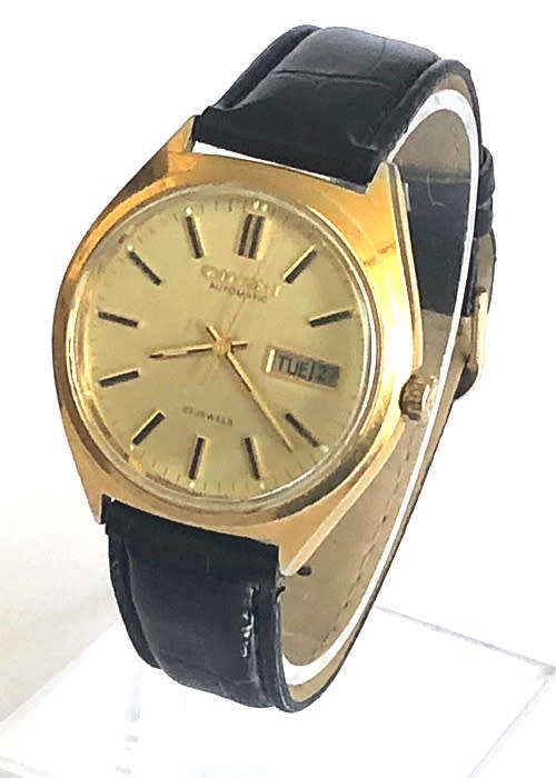 VINTAGE CITIZEN AUTOMATIC DAY DATE MEN'S WATCH 21 JEWELS C 1970