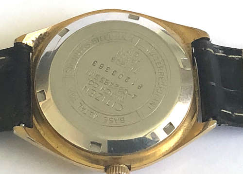 VINTAGE CITIZEN AUTOMATIC DAY DATE MEN'S WATCH 21 JEWELS C 1970
