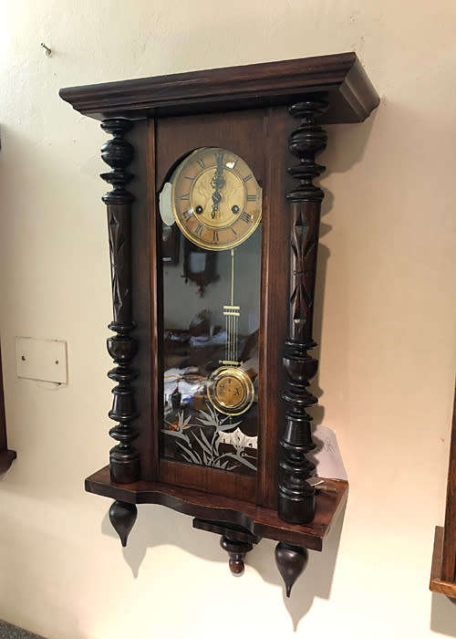 ANTIQUE FMS (MAUTHE) WALL CLOCK VERY GOOD CONDITIONS, 8 DAYS WINDING