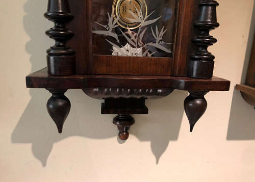 ANTIQUE FMS (MAUTHE) WALL CLOCK VERY GOOD CONDITIONS, 8 DAYS WINDING