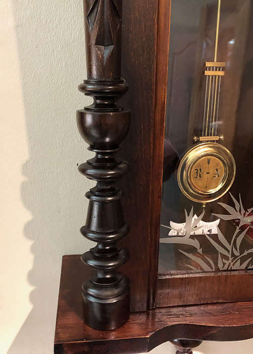ANTIQUE FMS (MAUTHE) WALL CLOCK VERY GOOD CONDITIONS, 8 DAYS WINDING