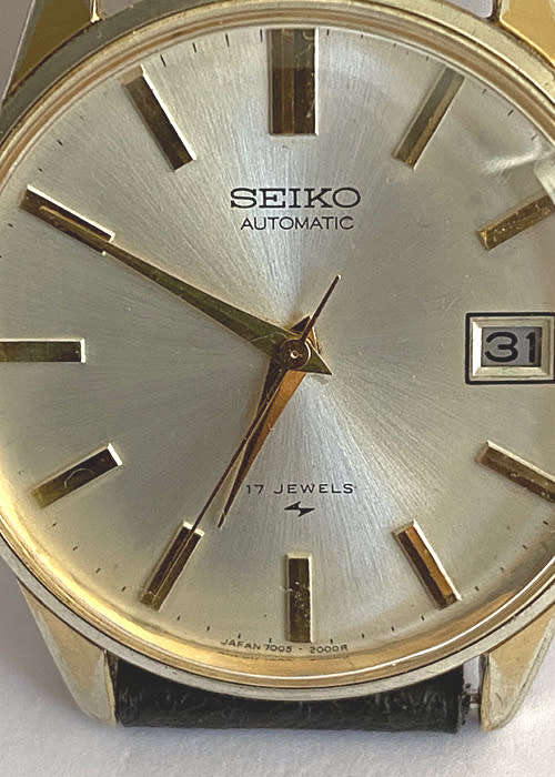 Vintage Seiko Automatic 7005-2000 Men`s Watch 1971,With Date