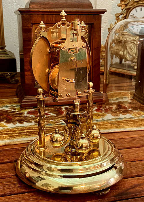 Antique Hermle 400 Day Winding Anniversary Mantel Clock