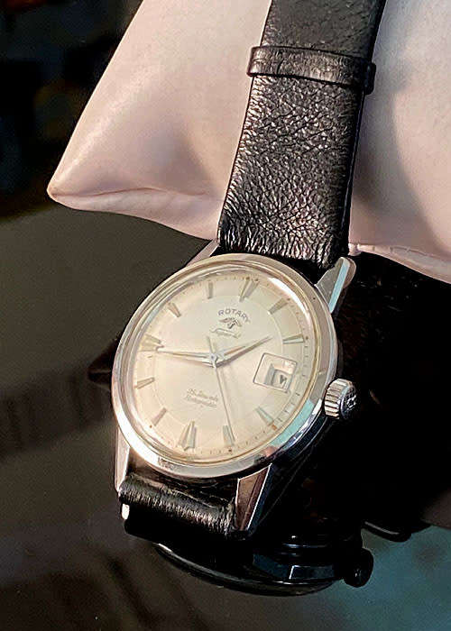 Vintage Rotary Super 41 Automatic Mens Watch, 25 Jewels Rotomatic Super Compressor