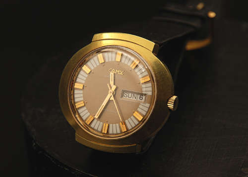 Vintage Camy Superautomatic Kings Club Men`s Watch, Day Date, cal ETA 2789