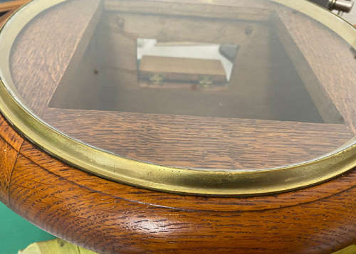 Rare Antique Station Clock, Chain Driven Fusee Movement from the  19th Century, Highly Collectable