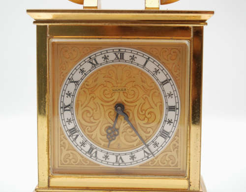 Luxor Chiming Carriage Clock, 8 Days Winding, Working