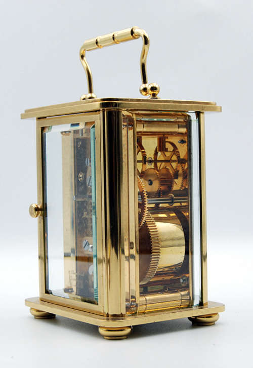 Rare Matthew Norman Carriage Clock, 11 Jewels, Serviced