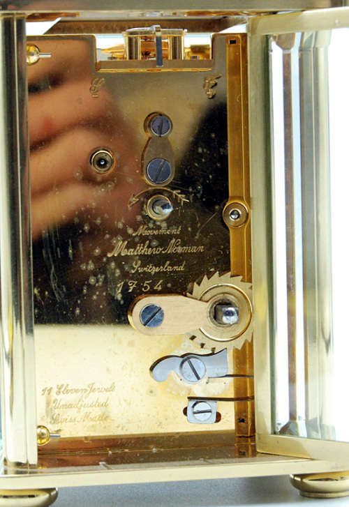 Rare Matthew Norman Carriage Clock, 11 Jewels, Serviced