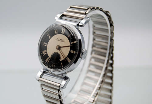 Stuning Vintage Arbor Men`s Watch by Rodania Watch Company 1940`s