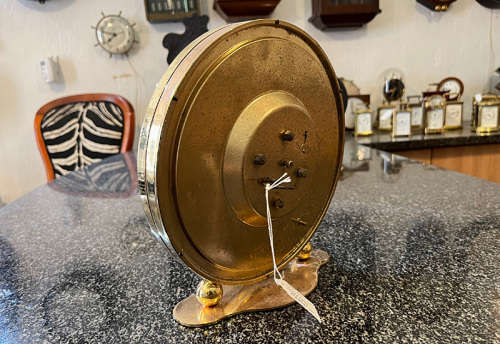 Rare Kundo World timer 8 Days Wind Table Clock, Serviced