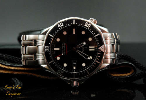 Omega Seamaster 300 m Professional Black Wave Dial Men`s Watch
