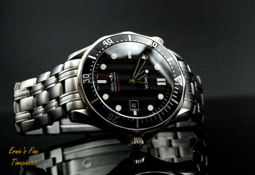 Omega Seamaster 300 m Professional Black Wave Dial Men`s Watch