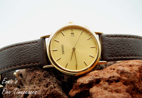 Seiko Quartz Men`s Dress Watch, Working