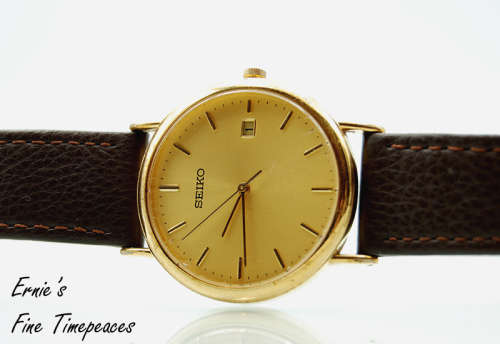 Seiko Quartz Men`s Dress Watch, Working
