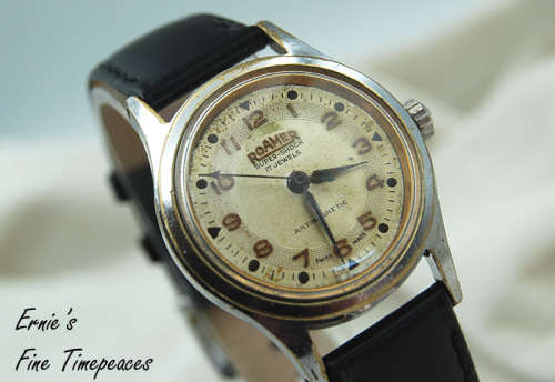 Vintage Roamer Brevete Manual Winding Super Shock, Watch circa 1940`s, Serviced