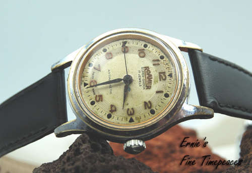 Vintage Roamer Brevete Manual Winding Super Shock Watch circa 1940 s Serviced