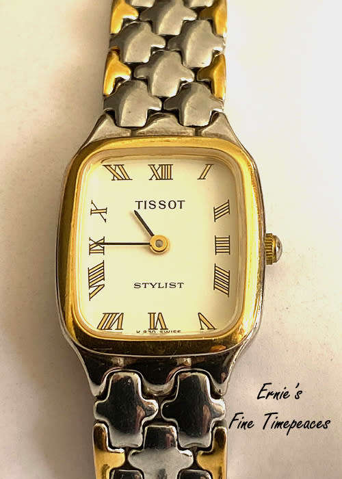 Vintage Tissot Stylist Ladies Quartz Watch, Two Tone, Serviced