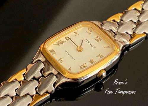 Vintage Tissot Stylist Ladies Quartz Watch, Two Tone, Serviced