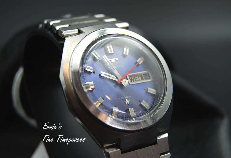 Vintage Technos Kaiser Automatic Men`s Watch, Day Date, Serviced