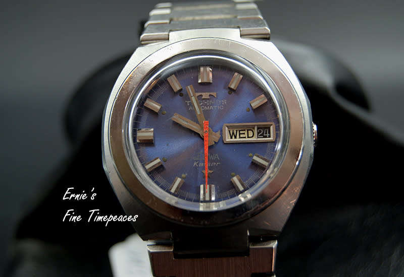 Vintage Technos Kaiser Automatic Men`s Watch, Day Date, Serviced