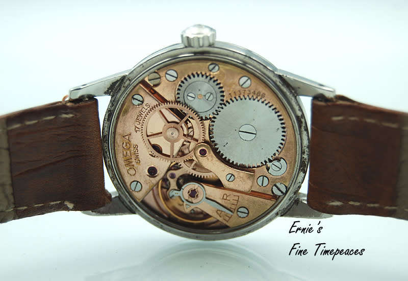 Rare Vintage Omega 30T2 SC PC, 17 Jewels, 1947, Manual, Serviced