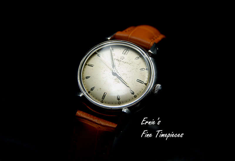 Vintage Eterna Matic Automatic Men's Watch, from 1956, Unusual Lugs, Serviced