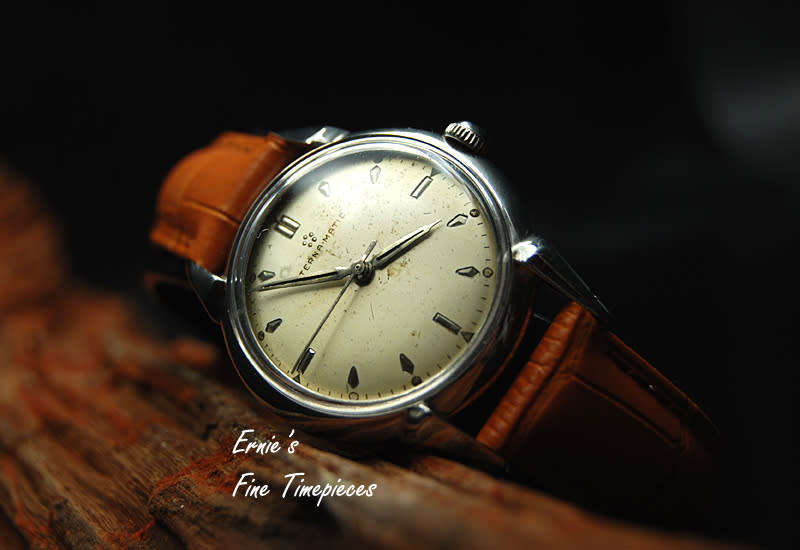 Vintage Eterna Matic Automatic Men's Watch, from 1956, Unusual Lugs, Serviced