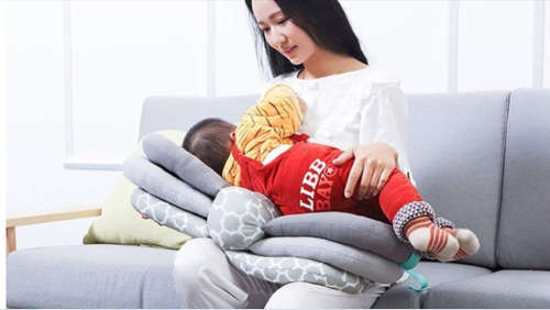Baby Pillows Multifunction Nursing Breastfeeding Layered Washable Cover Adjustable