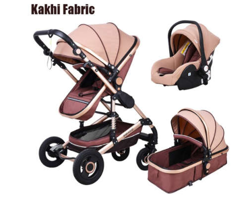 Direct  Sale   3 in 1 Luxury Carriage  Baby Stroller / Pram Multifunctional