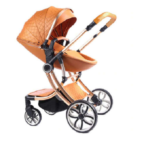 Egg Stroller 2 in 1 Baby Stroller High Landscape Carriage Two Way Newborn Car Can Sit Can Lie Child