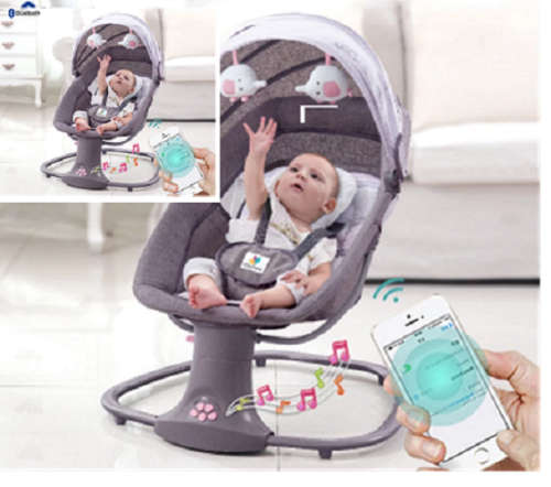 Newborns Sleeping Cradle Bed reclining chair Chair Baby Electric Rocking Chair for baby 0-3 years ol