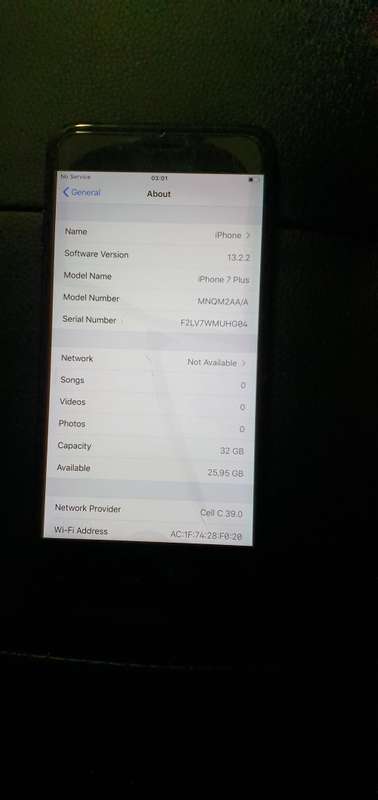 iPhone 7 plus 32gb